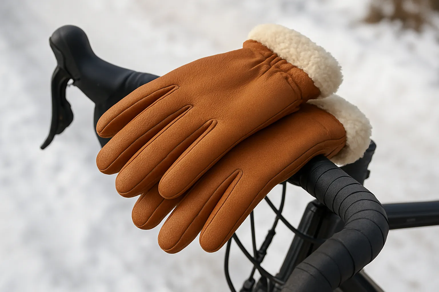 Why Sheepskin Leather Gloves Are Essential for Winter Cycling: A B2B Perspective